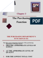 The Purchasing Function