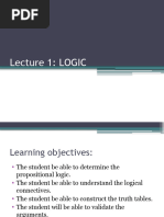 Lecture 1-Logic 1