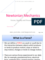 5 Forces Density and Pressure