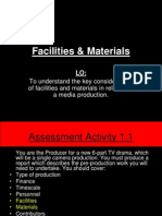 Facilities & Materials
