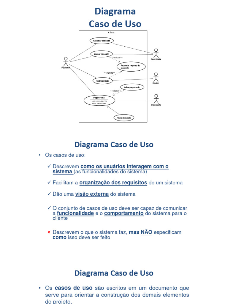 Diagrama de Casos de Uso e Atores | PDF | Diagrama de caso de uso ...