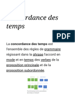 Concordance Des Temps - Wikipédia