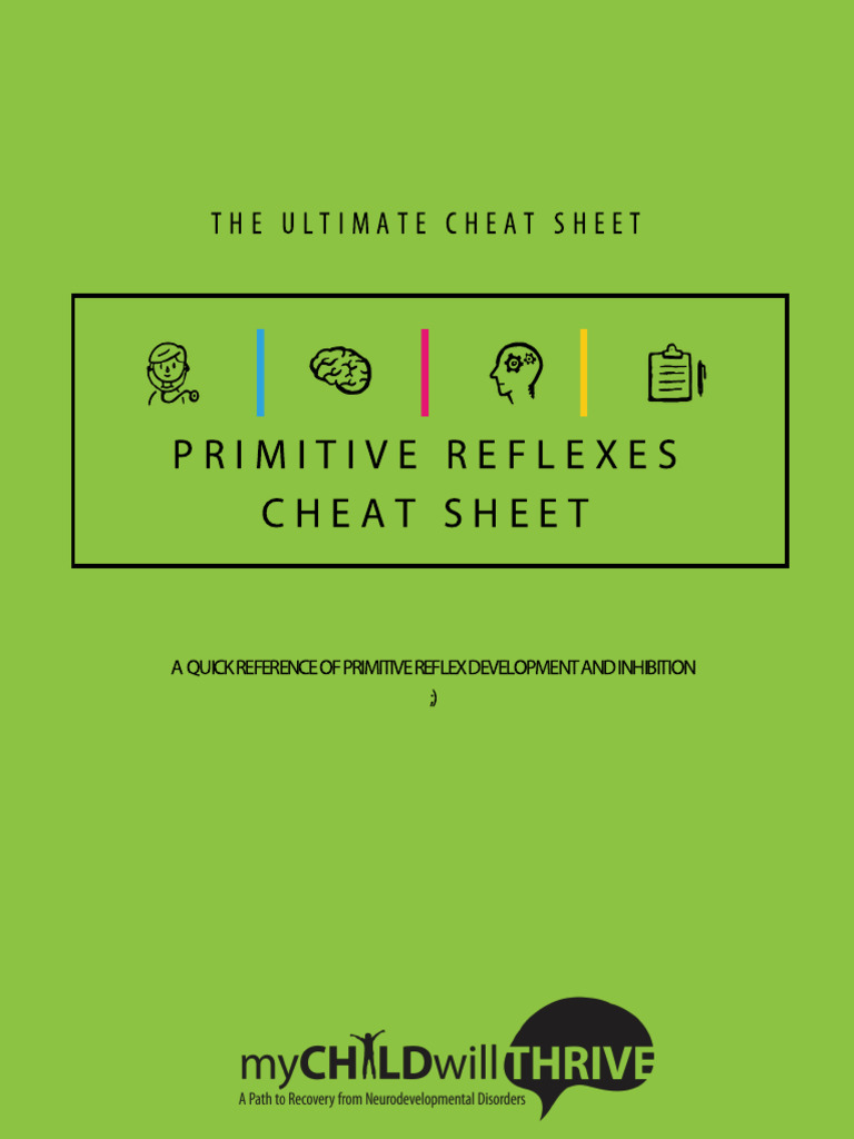 Primitive Reflexes Cheat Sheet Final | PDF | Anatomical Terms Of Motion