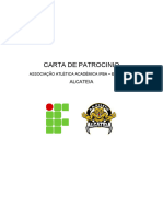 Carta de Patrocinio