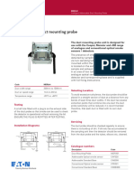 Kit de Montagem de Detectores em Dutos de Ar para Detectores Ópticos de Fumaça MDP201
