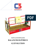 Manual de Instrução e Montagem Balancim Série G2 Evolution Elétrico