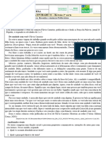 Atividade 11 9o Ano LP Revisao 2o Corte