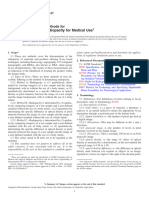 Determining Radiopacity For Medical Use: Standard Test Methods For