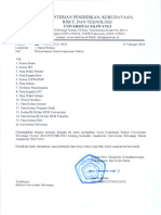 Penyampaian SK Rektor Tentang Kalender Akademik 2023 2024