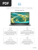 Dell XPS 15 (9530) Core-I7 Datasheet Template