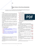 Assessment of Surface Texture of Non-Porous Biomaterials in Two Dimensions