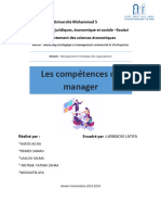 Les Compétences Du Manager