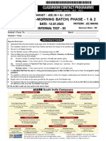 All South Iit Nurtureinternal Test Wdmorning Batchphase12 93399 Test PDF Yagcnb2oaj