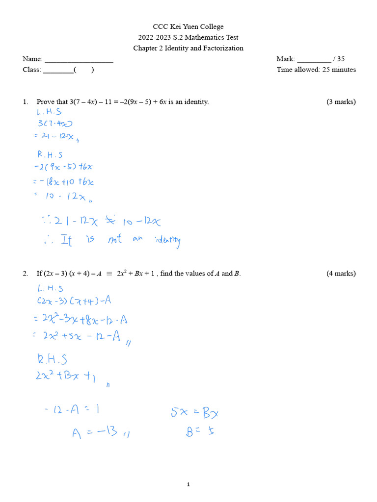 2223 S2 Test Ch2 Pdf