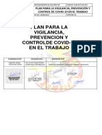 CSM-SST-PLN-001 - Plan para La Vigilancia, Prevención y Control de Covid-19