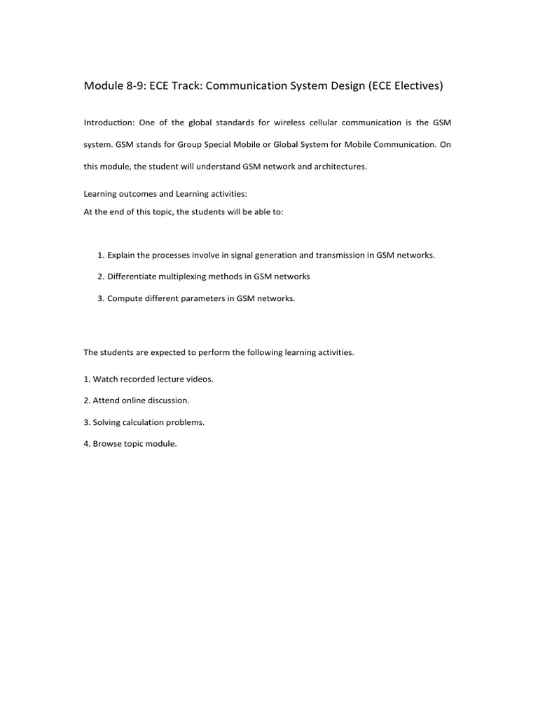 Module 8-9 | PDF | Telecommunications | Software Defined Radio