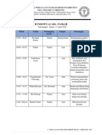 Rundown Acara Paskah