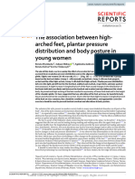 The Association Between High-Arched Feet Plantar P