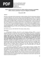 Study On Electromagnetic Interference (EMI) and Electromagnetic Compatibility (EMC) : Sources and Design Concept For Mitigation of EMI/EMC