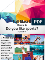 Full Blast 5 Do You Like Sports?: Module 3b