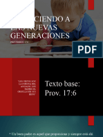 Bendiciendo A Las Nuevas Generaciones