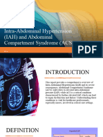 Intra-Abdominal Hypertension (IAH) and Abdominal Compartment