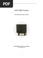 User Manual of OBD Tracker OGT04-1