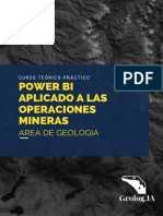 Power Bi Aplicado A Las Operaciones Mineras Área Geología INDIVIDUAL