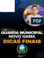 Guarda Novo Gama - Dicas Finais - Prof. Jorge Florêncio