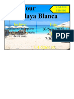 Tarjetas Playa Blanca