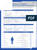 9) Fiche de Renseignements Pour La Déclaration Et Le Suivi Des Accidents Ou Des Maladies Professionnelles - Modèle