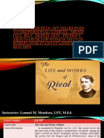 Life and Works of Rizal M1 2
