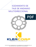 Procedimiento Andamio Multidireccional KLERCORP