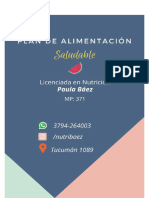 Plan de AlimentaciÃ N