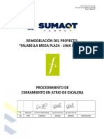 06 - Procedimiento de Cerramiento en Atrio de Escalera