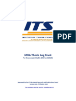 Emirates - MBA Thesis Log Book 2020-2021-FINAL