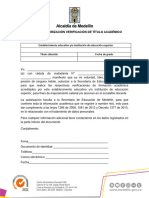 16 Autorización Verificación de Títuto Académico