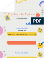 Das Deutsche Alphabet - 9.10. 2023