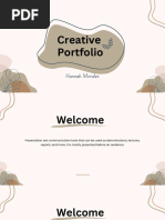 Brown and Black Aesthetic Portofolio Presentation