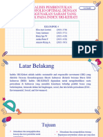 Analisis Pembentukan Portofolio Optimal Dengan Menggunakan Saham Yang