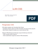 Dasar Pemograman - Pengenalan CSS