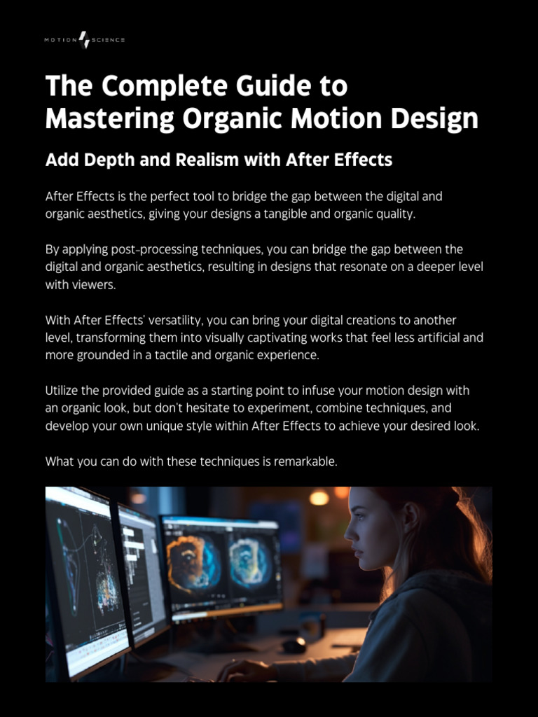 The Complete Guide To Mastering Organic Motion Design PDF