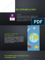 Plan de Exportación