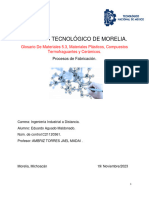 5.3 Glosario de Materiales Plasticos, Compuetos Termofraguantes y Ceramicos