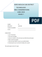 Grade 7 Tech Term 2 Test 2019 1