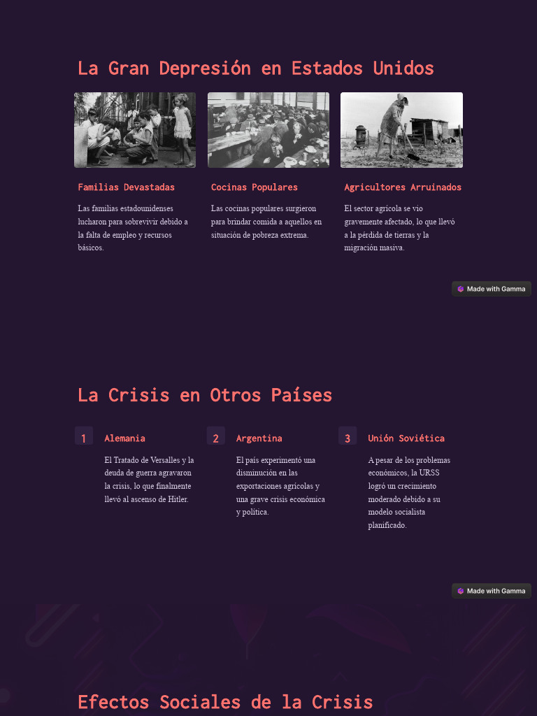 Efectos de la Gran Depresión Global | PDF | Política | Ciencias sociales