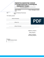 B Format Surat Dinas Untuk PD (A4)