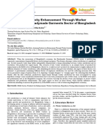 Attaining Productivity Enhancement Through Worker Satisfaction On Readymade Garments Sector of Bangladesh