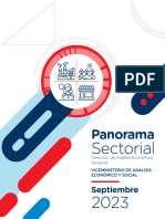 Panorama Sectorial Septiembre 2023