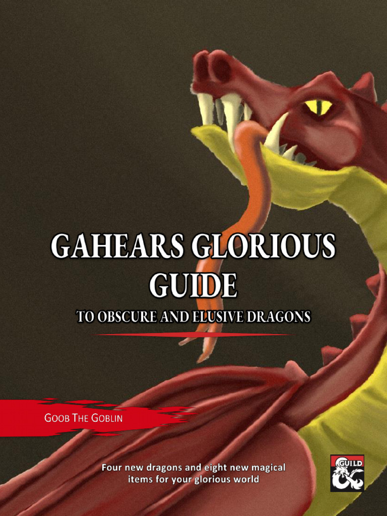 1347042 gahears glorious gide to obscure and elusive dragons by good